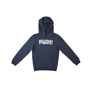 Puma Boys Cotton Blend Hooded Neck Sweatshirt