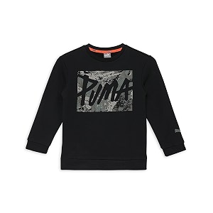 PUMA Boys Cotton Crew Neck Sweatshirt