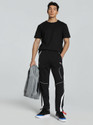 PUMA Colorblock Men Black Track Pants