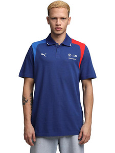 PUMA Colorblock Men Polo Neck Blue T-Shirt