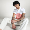 PUMA Colorblock Men Polo Neck Pink T-Shirt