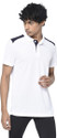 PUMA Men's Train Polo Men Colorblock Polo Neck Cotton Blend White T-Shirt