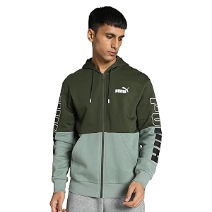 Puma Cotton Men Open Neck Jacket