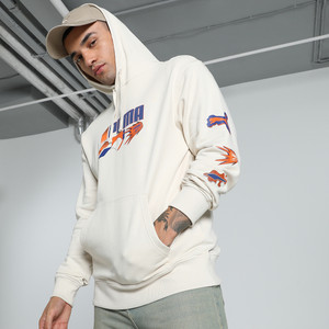 PUMA Men Full Sleeve Graphic Print Hooded