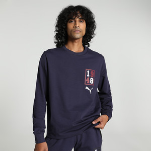 puma full sleeve printed men sweatshirt