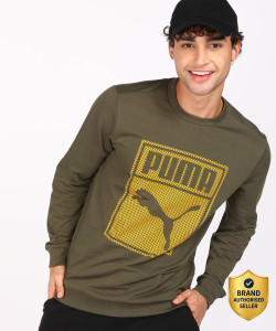 PUMA Full Sleeve Printed Men Sweatshirt