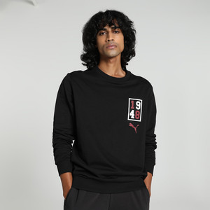 puma full sleeve printed men sweatshirt