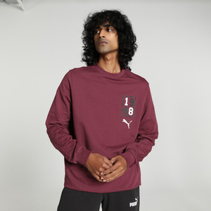 puma full sleeve printed men sweatshirt