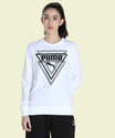 PUMA Women Full Sleeve Solid Sweatshirt