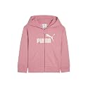 PUMA Girls' Core Logo Zip Up Hoodie