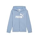 PUMA Girls' Core Logo Zip Up Hoodie
