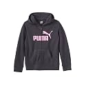 PUMA Girls' Core Logo Zip Up Hoodie