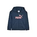 PUMA Girls' Core Logo Zip Up Hoodie