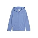 PUMA Girls' Core Logo Zip Up Hoodie