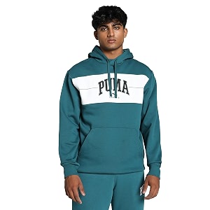 Puma Mens Blend Cotton Hooded Neck Sweatshirt