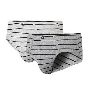 PUMA Mens Cotton Briefs Pack of 2