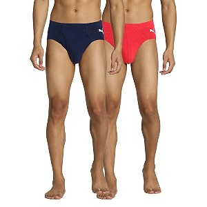 Puma Mens Cotton Briefs Pack of 2