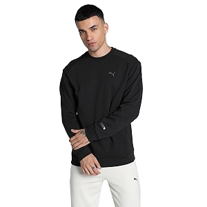 PUMA Mens Cotton Crew Neck Sweatshirt