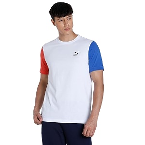 PUMA Mens Cotton Regular Fit T-Shirt