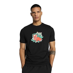 Puma Mens Cotton Regular Fit T-Shirt