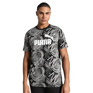 PUMA Mens Cotton Regular Fit T-Shirt