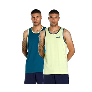 Puma Mens Cotton Relaxed Fit Tank Top