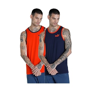 Puma Mens Cotton Relaxed Fit Tank Top