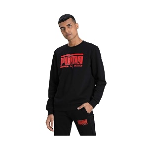 Puma Mens Cotton Round Neck Sweatshirt