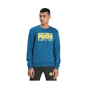 Puma Mens Cotton Round Neck Sweatshirt