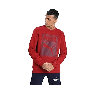 Puma Mens Cotton Round Neck Sweatshirt