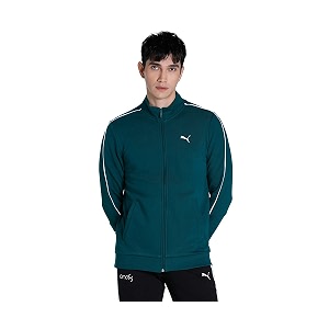 puma men39s cotton solid standard length a-line coat