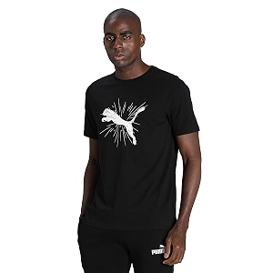 Puma Mens Graphic Classic Fit T-Shirt