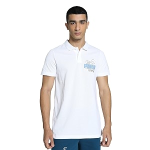 Puma Mens Graphic Print Slim Fit T-Shirt