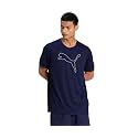 Puma Men's Polyester Regular Fit T-Shirt