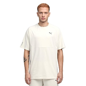 Puma Mens Polyester Solid Relaxed Fit Tees