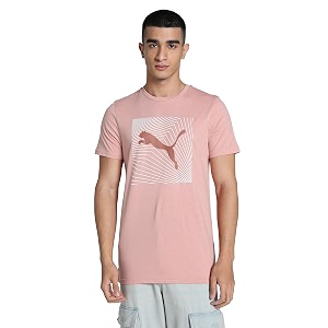 Puma Mens Printed Classic Fit Tees
