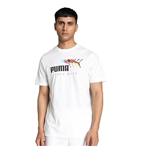 Puma Mens Printed Regular Fit T-Shirt