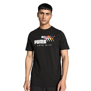 Puma Mens Printed Regular Fit T-Shirt