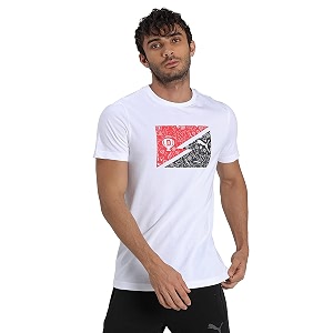 PUMA Mens Graphic Regular Fit T-Shirt