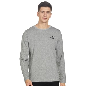 PUMA Mens Letter Print Regular Fit T-Shirt