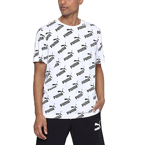 Puma Mens Graphic Regular Fit T-Shirt