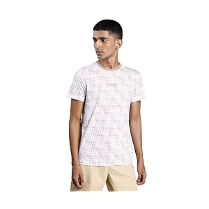 PUMA Mens Printed Regular Fit T-Shirt