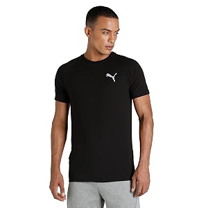 Puma Mens Solid Regular Fit T-Shirt