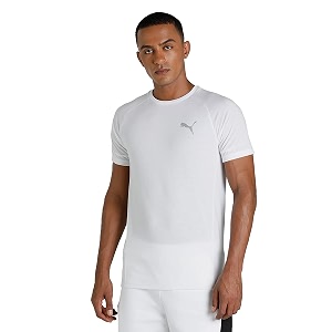 Puma Mens Solid Regular Fit T-Shirt