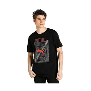 Puma Mens Solid Regular Fit T Shirt