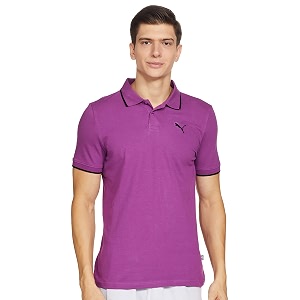 Puma Mens Solid Regular Fit T Shirt