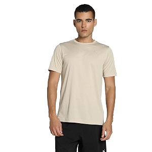 Puma Men Polyester Solid Regular Fit T-Shirt