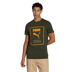 Puma Mens Solid Slim Fit T-Shirt