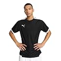 Puma Men's teamLIGA Football Jersey | Lightweight and Sweat Proof Polyester Sports Crew Neck Training T-Shirt for Men | Breathable Athletic T-Shirt for Football &amp; Sports