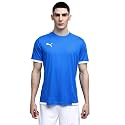 Puma Men's teamLIGA Football Jersey | Lightweight and Sweat Proof Polyester Sports Crew Neck Training T-Shirt for Men | Breathable Athletic T-Shirt for Football &amp; Sports